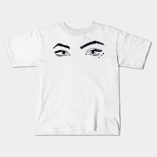 Eyes Kids T-Shirt by lolosenese